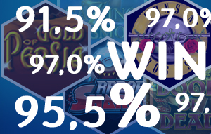 Online slot with percentages